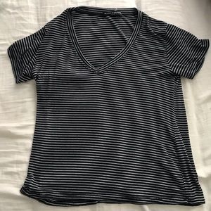 Brandy Melville striped v neck
